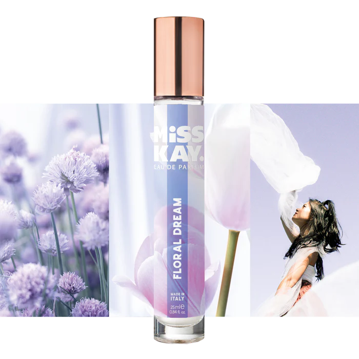 Miss Kay. Eau De Parfum - Floral Dream: Lemon, Mandarin, Fruity notes, 25 ML, .84 FL OZ