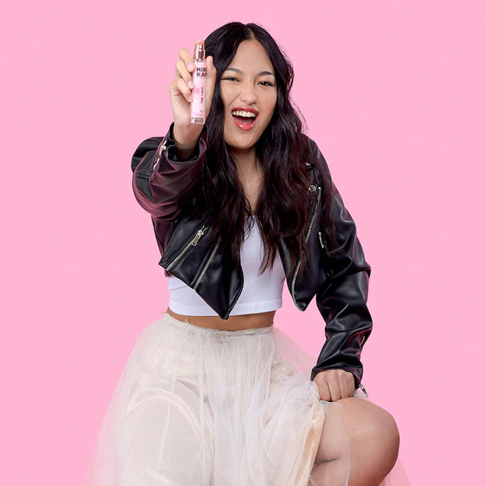 Miss Kay. Eau De Parfum - Pink Swan: Lemon, Bergamot, Frangipani, Jasmine, 25 ML, .84 FL OZ