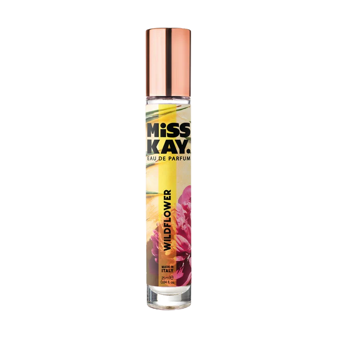 Miss Kay. Eau De Parfum - Wildflower: Lemon, Mandarin, Fruity notes, 25 ML, .84 FL OZ