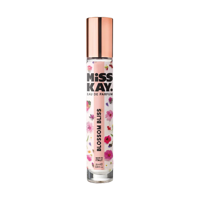 Miss Kay. Eau De Parfum - Blossom Bliss: Apple, Red Fruit, Water Jasmine, Vanilla, 25 ML, .84 FL OZ