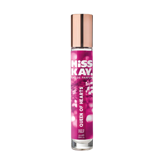 Miss Kay. Eau De Parfum - Queen of Hearts: Bergamot, Grapefruit, Jasmine, 25 ML, .84 FL OZ