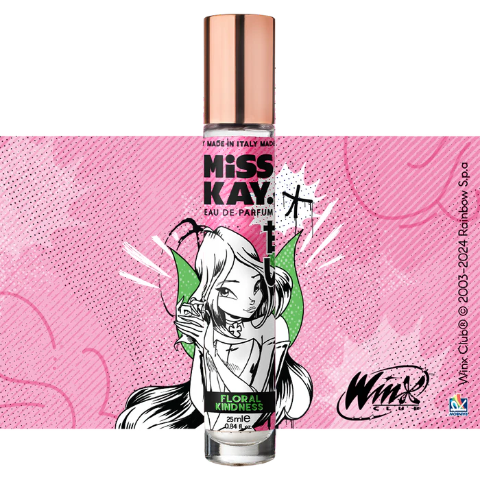 Miss Kay. Eau De Parfum - WINX Floral Kindness: Bergamot, Green Tea, Osmanthus, Orchid, 25 ML, .84 FL OZ
