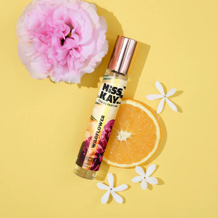 Miss Kay. Eau De Parfum - Wildflower: Lemon, Mandarin, Fruity notes, 25 ML, .84 FL OZ
