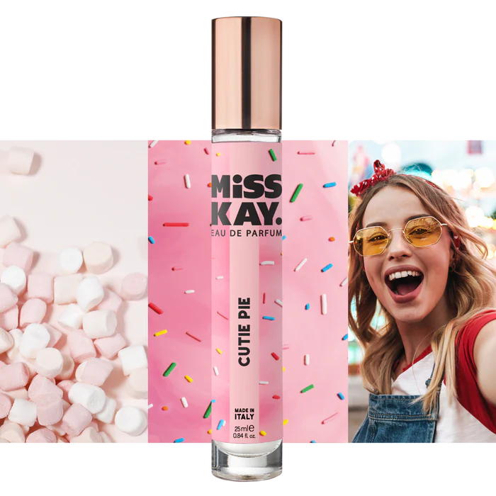 Miss Kay. Eau De Parfum - Cutie Pie: Coconut, Almond, 25 ML, .84 FL OZ