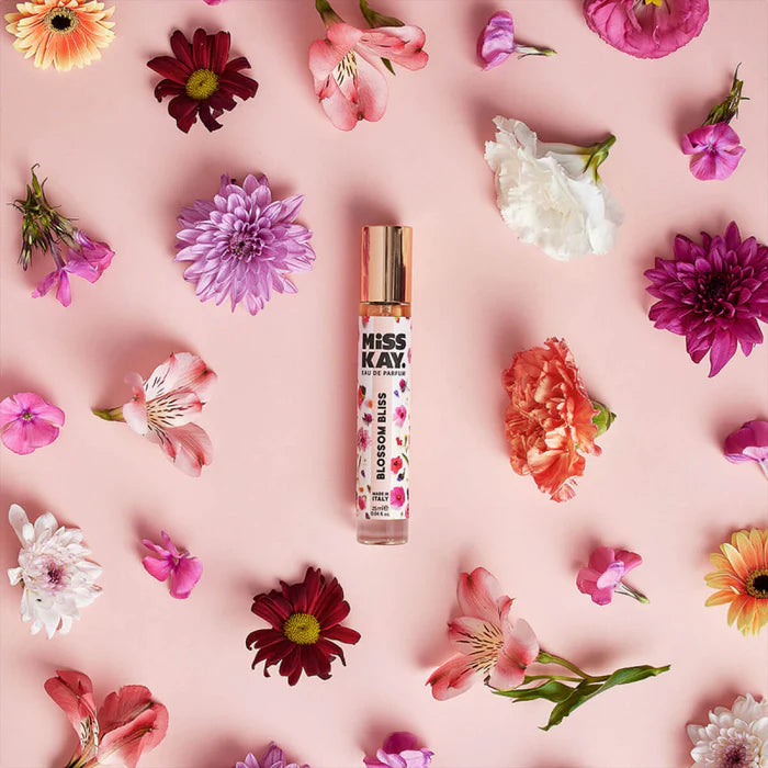 Miss Kay. Eau De Parfum - Blossom Bliss: Apple, Red Fruit, Water Jasmine, Vanilla, 25 ML, .84 FL OZ