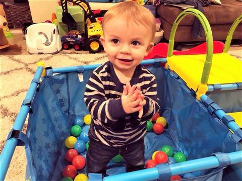 Eezy Peezy Play Gym with 50 Balls and Slide: 3 in 1! Playtime Favorite!